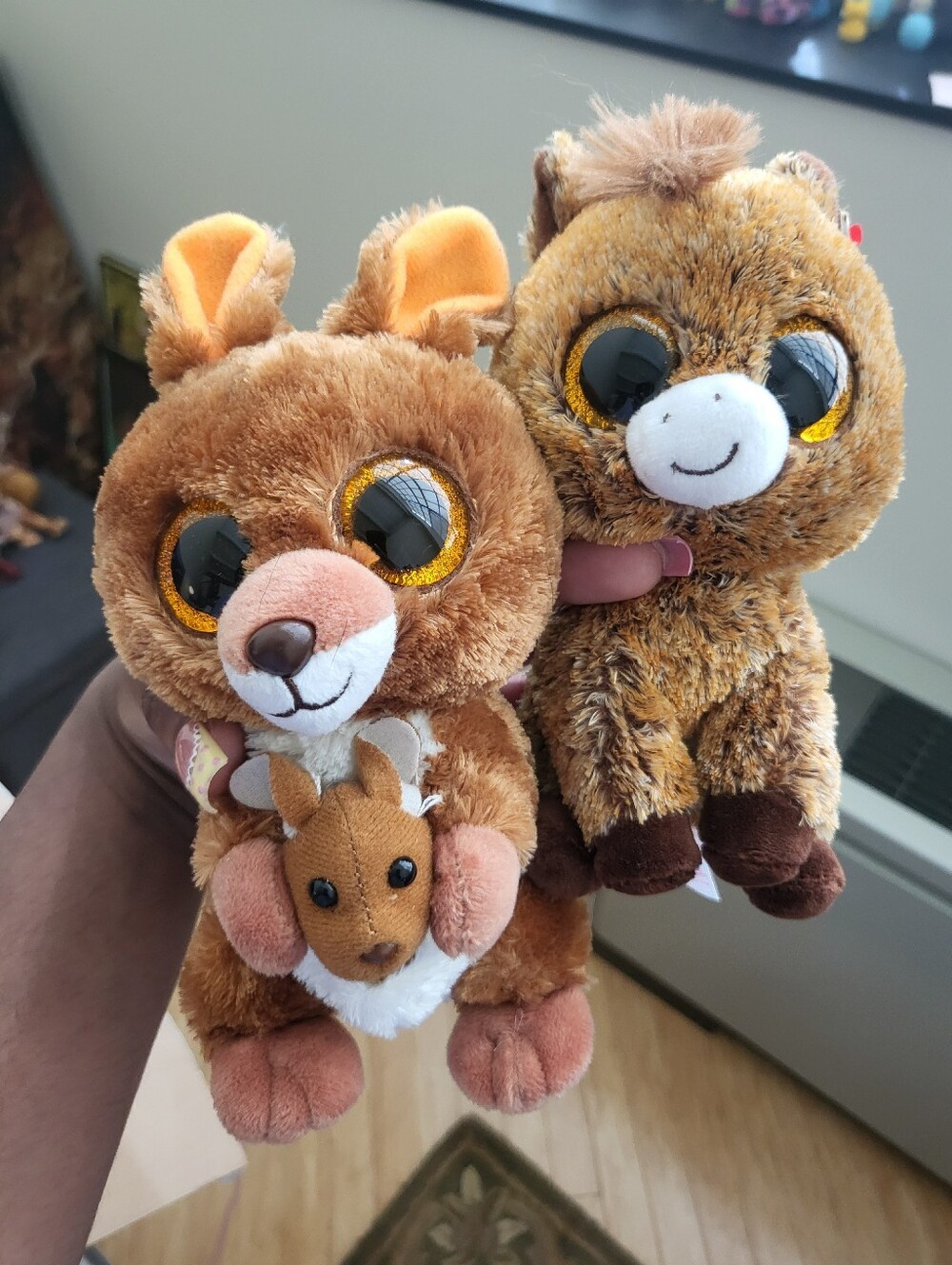 Ty Beanie Babies Brown Plush Toys - Kipper & Harriet